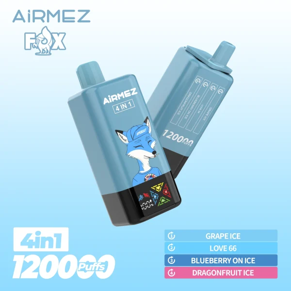 AiRMEZ Fox 4in1 120K Disposable Vape - CN Warehouse