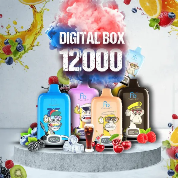 Fumot Digital Box 12000 Puffs Disposable Vape - CN Warehouse