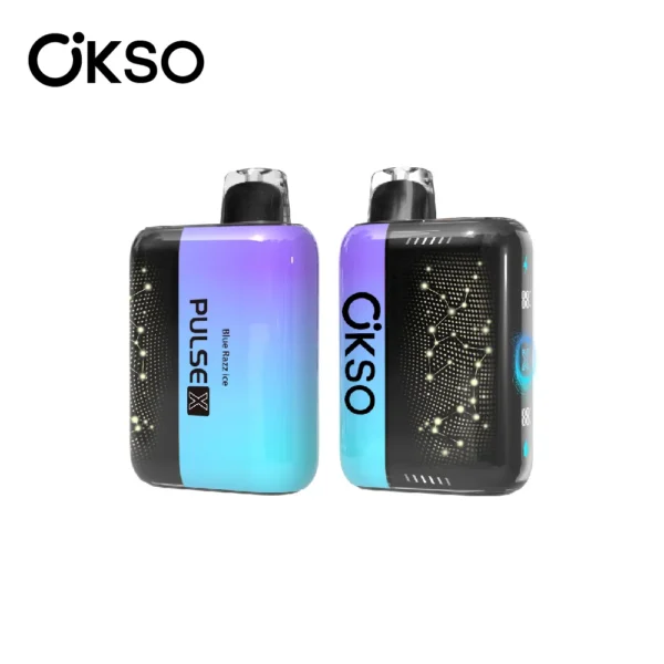 OKSO 25000 25K Puffs PULSE X 3D Curved LED Screen Rechargeable Disposable Vape - China Warehouse
