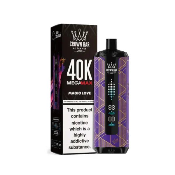 Al Fakher Crown Bar Mega Max 40000 Puffs Disposable Vape - EU Warehouse