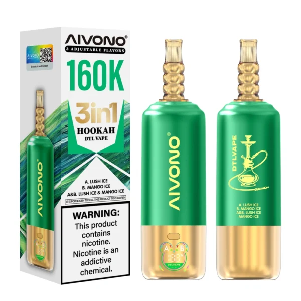 Aivono DTL 3IN1 160K Puffs Disposable Vape - CN Warehouse